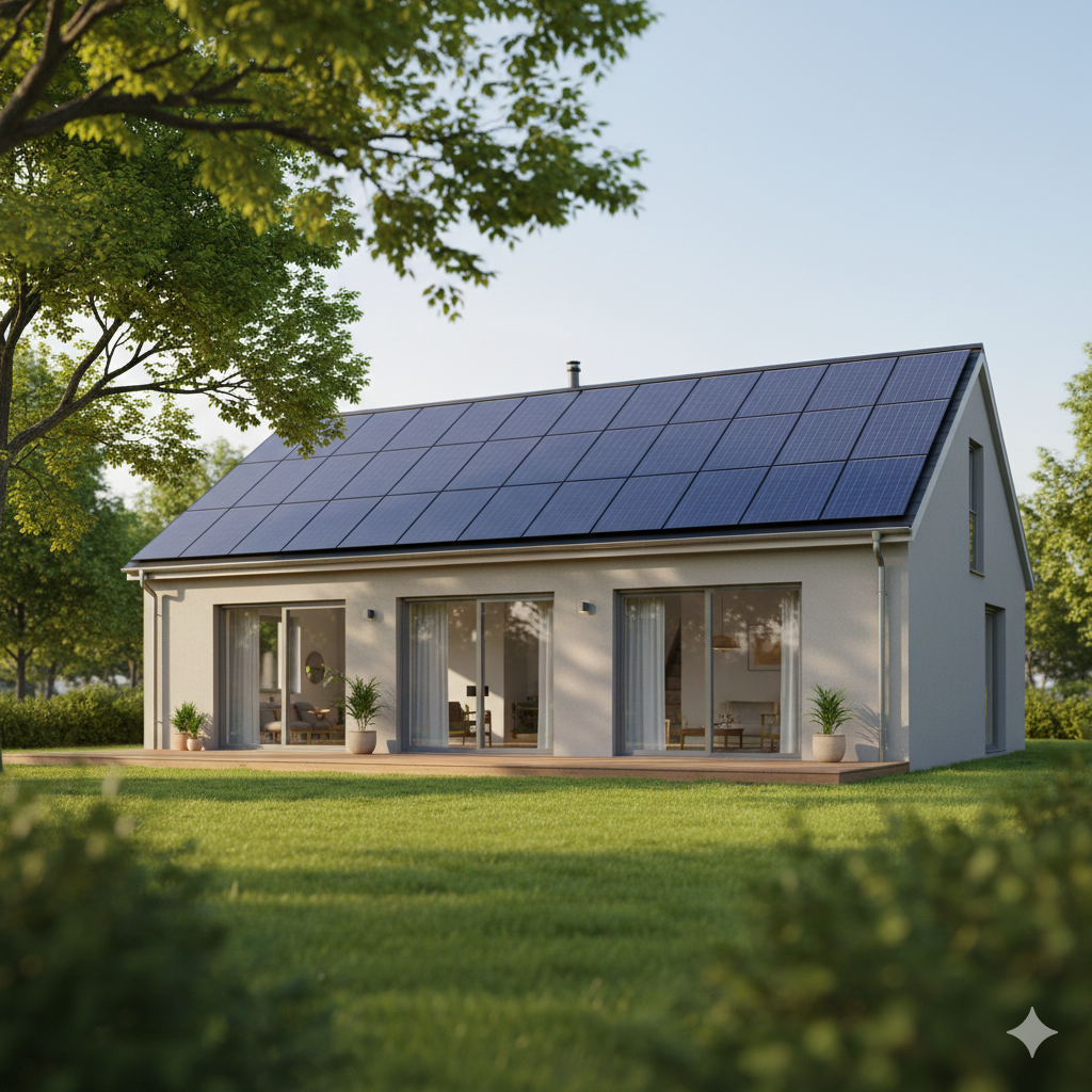Luxury Villa Complex Solar Installation